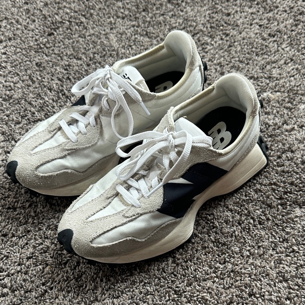 White and Black Sneakers